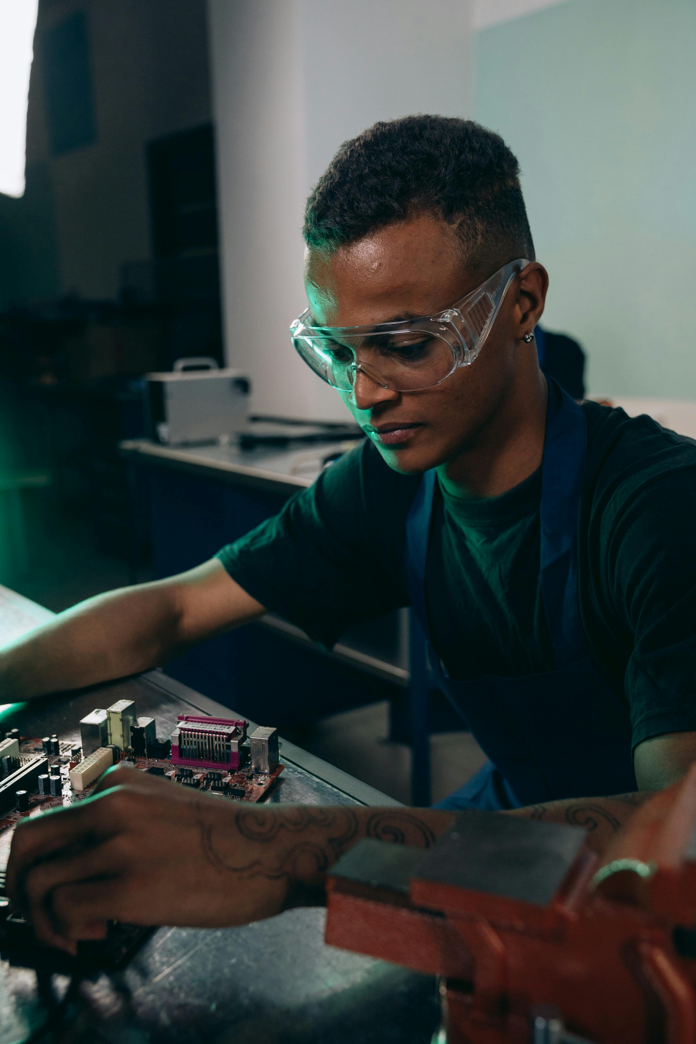 Industrial manufacturing background