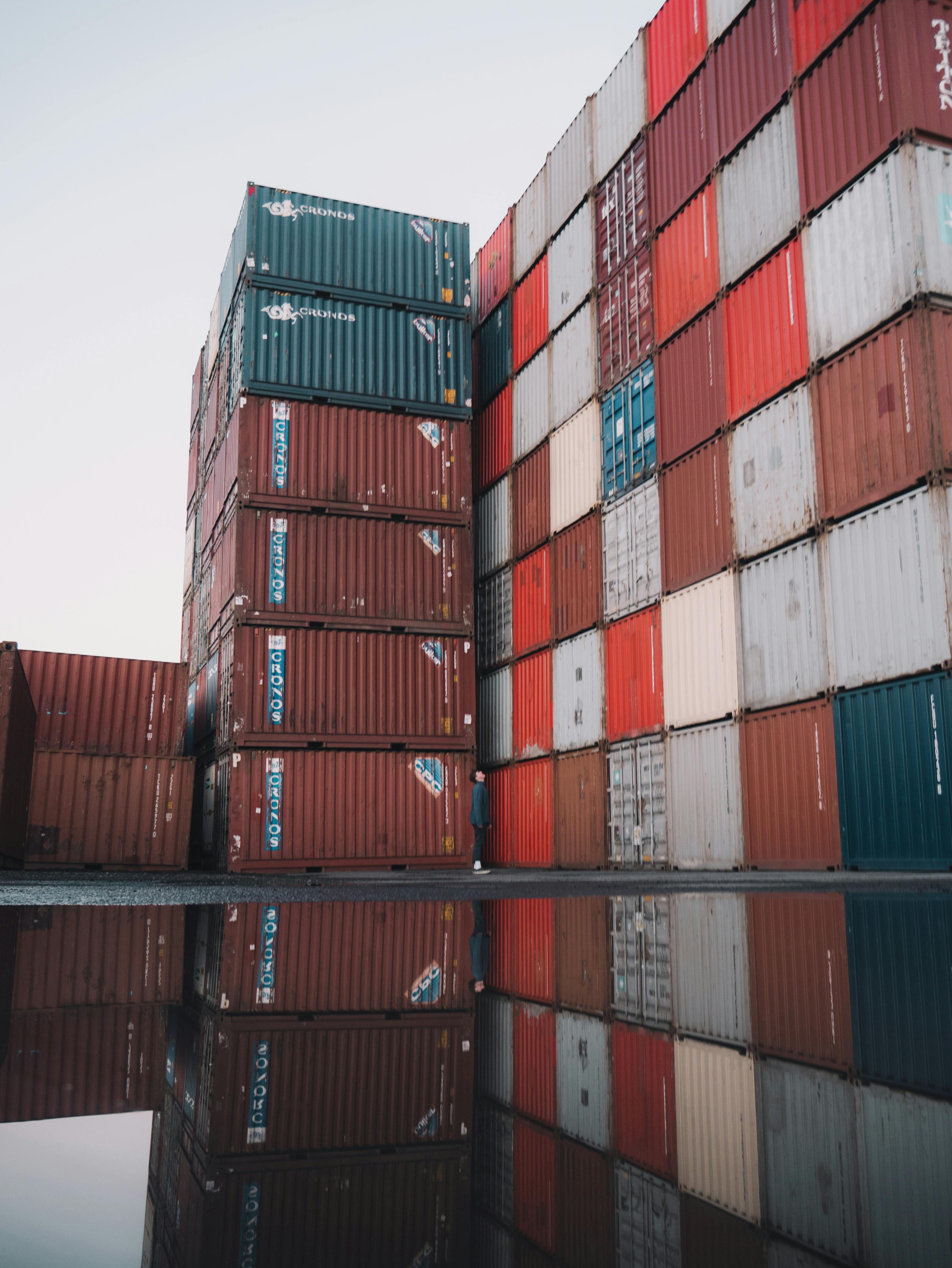 Logistics and transportation background